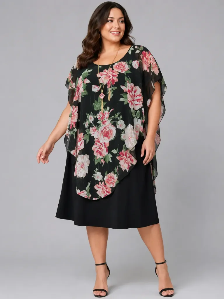 [PLUS ilegal con solapa y estampado] 4599RS