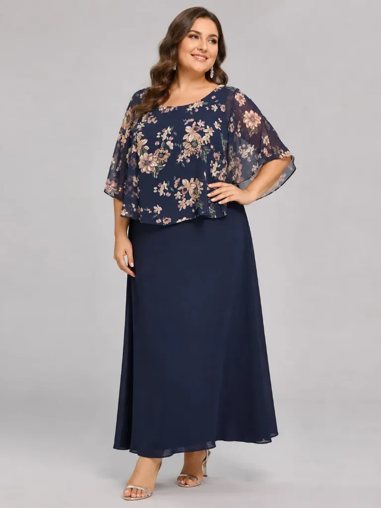 [PLUS ilegal con solapa estampado de flores] TRK53457M