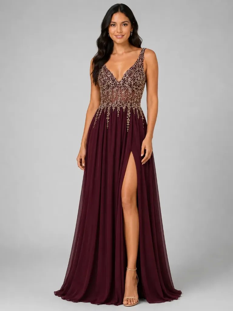 Lux Dress (Beige, M)